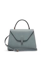 Matchesfashion.com Valextra - Iside Medium Grained-leather Bag - Womens - Blue