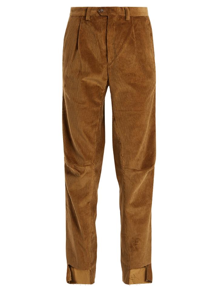 Vetements Oversized Cotton-corduroy Trousers