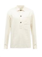 Oliver Spencer - Dock Cotton-twill Polo Shirt - Mens - Cream