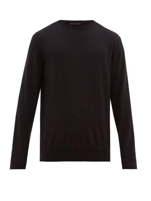 Matchesfashion.com Wardrobe. Nyc - Merino Wool Sweater - Mens - Black