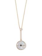 Matchesfashion.com Retrouvai - Compass 18kt Gold & Diamond Necklace - Womens - White