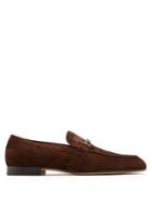 Tod's T-bar Suede Loafers