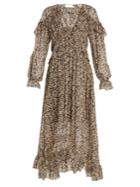 Zimmermann Prima Cherry Silk-georgette Dress