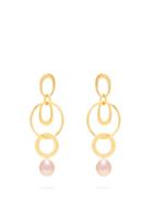 Matchesfashion.com Lizzie Fortunato - Wind Chime Gold Plated Drop Earrings - Womens - Gold