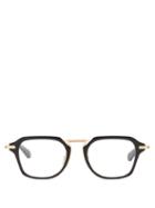 Dita Eyewear - Aegeus Square 14kt Gold-plated Titanium Glasses - Mens - Black