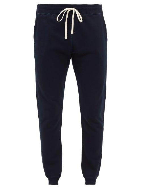 Reigning Champ - Cotton-terry Slim-leg Track Pants - Mens - Navy