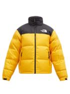 Matchesfashion.com The North Face - Nuptse Down-filled Quilted-ripstop Jacket - Mens - Gold