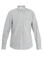 Acne Studios Isherwood Point-collar Striped Cotton Shirt