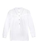 Mih Jeans Broderie-anglaise Cotton Blouse