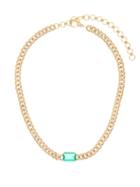 Matchesfashion.com Shay - Diamond Pav, Emerald And 18kt Gold Choker - Womens - Green Gold