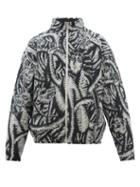 Matchesfashion.com Y/project - Abstract Jacquard Knit Wool Jacket - Mens - Black Beige