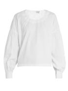 Rachel Comey Woolf Blouson-sleeved Cotton Top