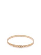 Matchesfashion.com Bottega Veneta - Intrecciato 18kt Gold & Diamond Bracelet - Womens - Gold