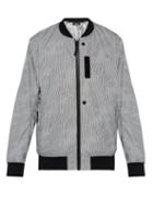 Matchesfashion.com Stone Island Shadow Project - Striped Bomber Jacket - Mens - Black