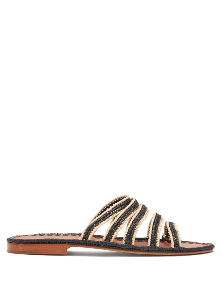 Carrie Forbes Asmaa Raffia Slides