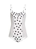 Dolce & Gabbana Polka-dot Print Balconette Swimsuit