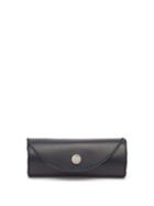 Matchesfashion.com John Lobb - Leather And Wool Shoe Buffing Glove - Mens - Navy