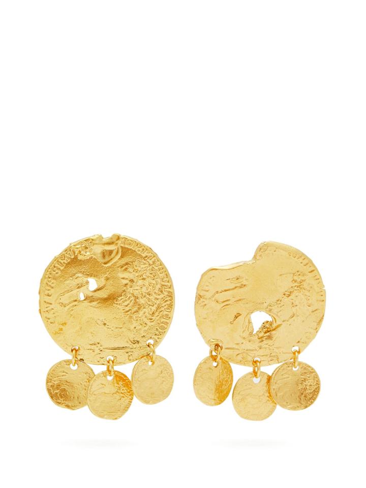 Alighieri Baby Lion Gold-plated Earrings