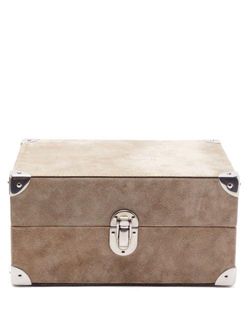 Matchesfashion.com Brunello Cucinelli - Nubuck Watch Box - Mens - Khaki