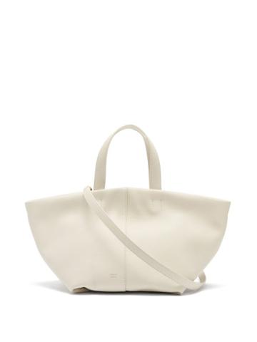 Matchesfashion.com Mansur Gavriel - Tulipano Leather Tote Bag - Womens - White