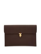 Matchesfashion.com Alexander Mcqueen - Skull Envelope Pouch - Womens - Burgundy