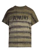 Matchesfashion.com Amiri - Tie Dye Cotton T Shirt - Mens - Green