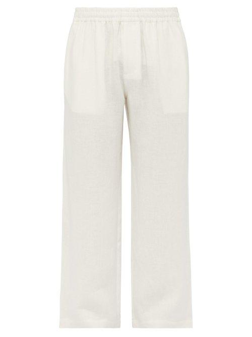 Matchesfashion.com Commas - Relaxed Linen Trousers - Mens - White