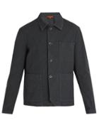 Matchesfashion.com Barena Venezia - Cotton Canvas Jacket - Mens - Grey