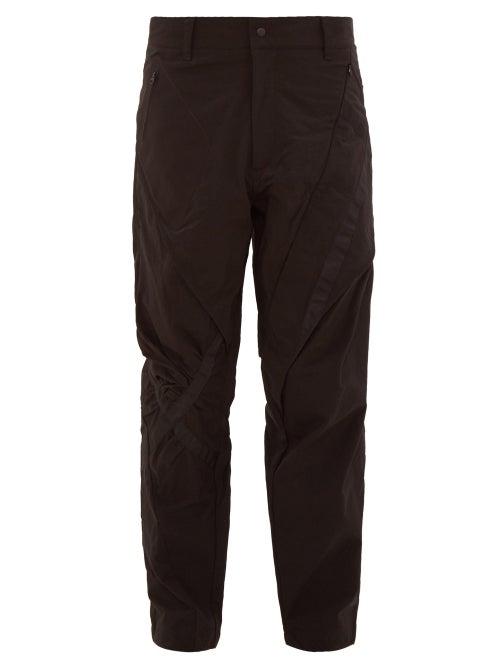 Matchesfashion.com A-cold-wall* - Cross-taped Technical Trousers - Mens - Black