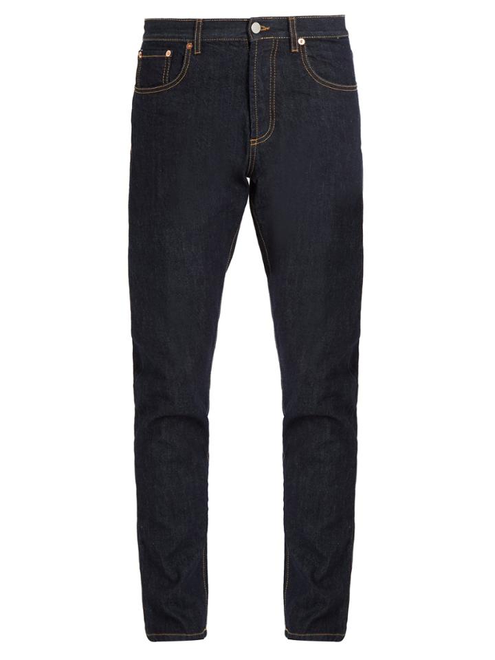 Maison Kitsuné Classic Five-pocket Cotton-denim Jeans
