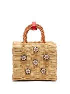 Heimat Atlantica Shella Mini Reed Basket Bag