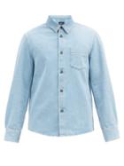 Matchesfashion.com A.p.c. - Victor Patch-pocket Denim Shirt - Mens - Blue
