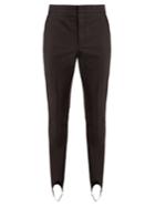 Helmut Lang Mid-rise Slim-leg Stirrup-hem Trousers