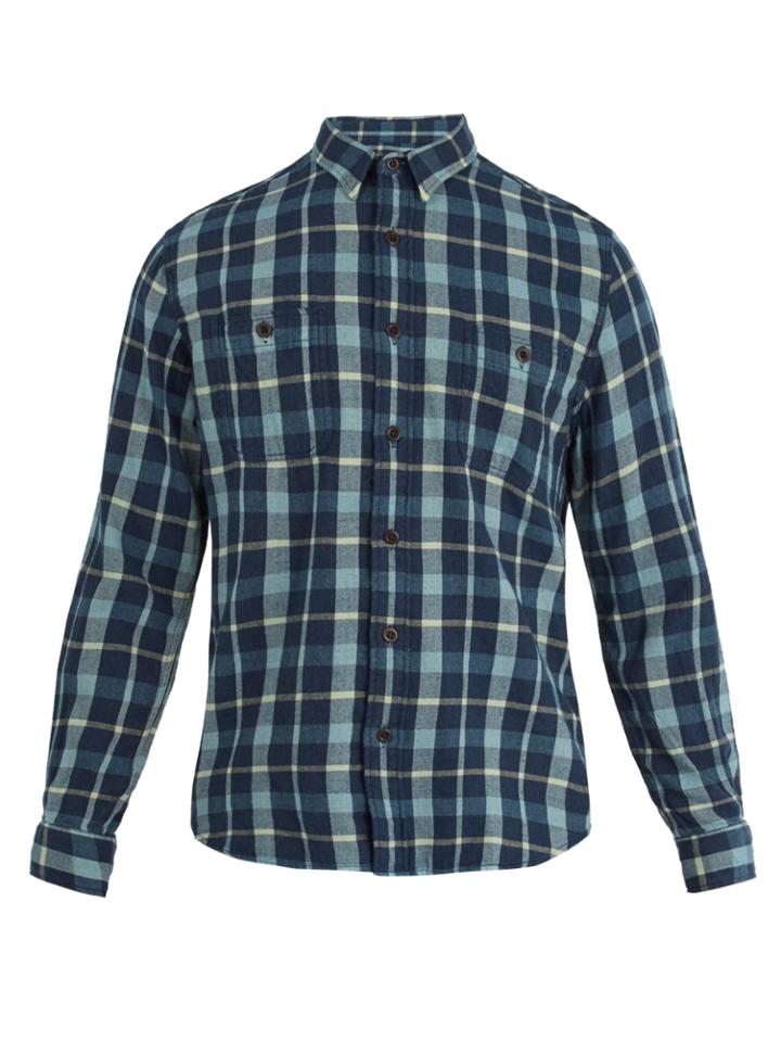 Faherty Seasons Plaid Cotton-flannel Shirt