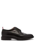Matchesfashion.com Thom Browne - Longwing Patent Leather Brogues - Mens - Black
