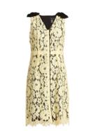 Marc Jacobs Sleeveless Guipure-lace And Silk Dress