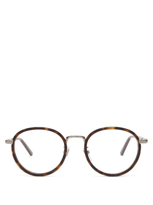Matchesfashion.com Gucci - Round Tortoiseshell Acetate Glasses - Womens - Tortoiseshell