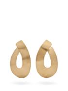 Fay Andrada Taka Curved Brass Earrings