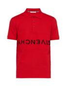 Matchesfashion.com Givenchy - Logo Embroidered Cotton Piqu Polo Shirt - Mens - Red