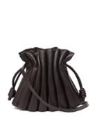 Matchesfashion.com Loewe - Flamenco Ondas Leather Cross-body Bag - Womens - Black