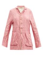 Matchesfashion.com Toogood - The Photographer Cotton-blend Twill Jacket - Womens - Pink