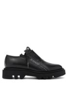 Matchesfashion.com Givenchy - Zipped Leather Derby Shoes - Mens - Black