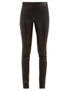 Matchesfashion.com Joseph - Classic Leather Leggings - Womens - Black