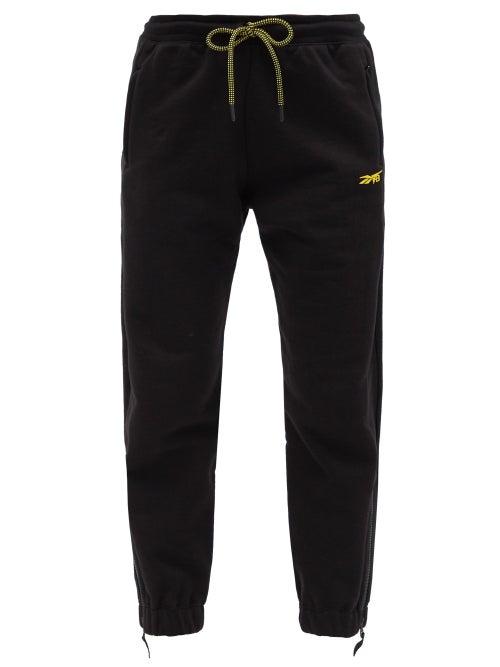 Matchesfashion.com Reebok X Victoria Beckham - Drawstring-waist Cotton Track Pants - Womens - Black
