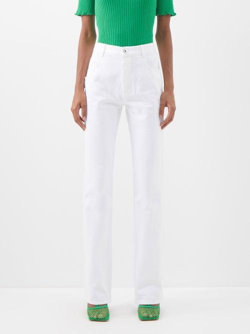 Bottega Veneta - Straight-leg Jeans - Womens - White