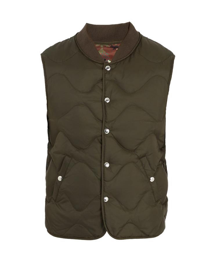 Maison Kitsuné Reversible Quilted Down Gilet