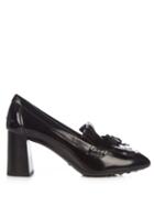 Tod's Gomma Fringed Patent-leather Pumps