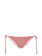 Matchesfashion.com Melissa Odabash - Cancun Striped Side-tie Bikini Briefs - Womens - Red Stripe