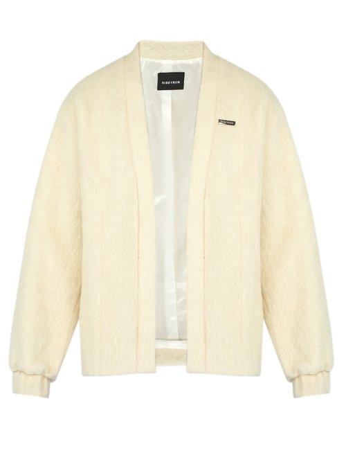 Matchesfashion.com Ribeyron - Wool Blend Open Cardigan - Mens - White