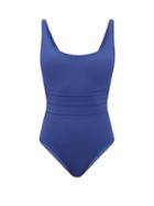 Matchesfashion.com Eres - Asia Panelled-front Swimsuit - Womens - Blue